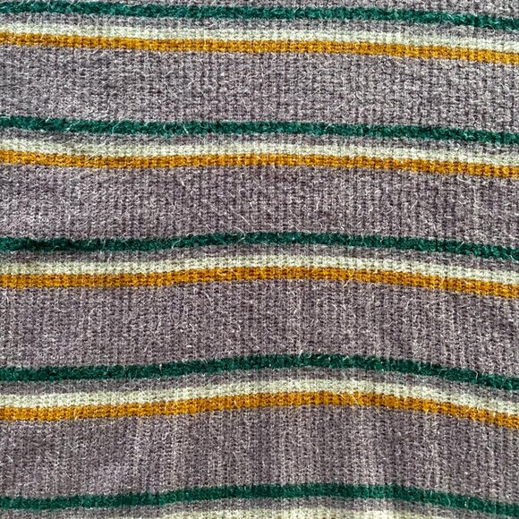 American Eagle Women's Purple Striped Boyfriend Fit Oversized Sweater size XS - Picture 2 of 6